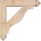 Ekena Millwork Funston Arts and Crafts Smooth Bracket w/ Offset Brace, Douglas Fir, 5 1/2"W x 24"D x 24"H BKT0604X24X24FST03SDF - alternate 2